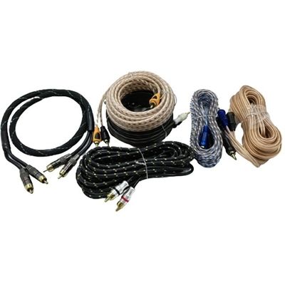5.5mm średnica zewnętrzna PVC Jacketed Car Audio RCA Kabel 2M-2M dla wysokiej jakości