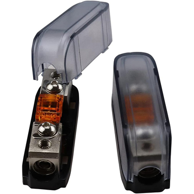 Wysoka przepustowość 50A prądu nominalnego Mini AFS Inline Fuse Holder dla samochodu Audio