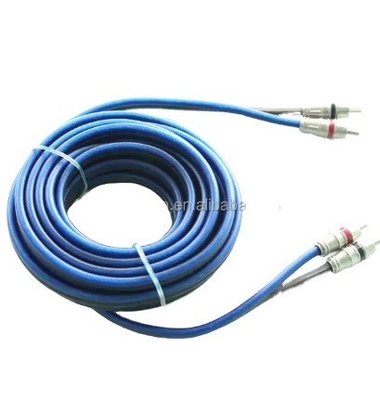5m Złoty Złącze CCA Konduktor Audio masowym Kabel RCA do samochodu System domowy Integracja audio