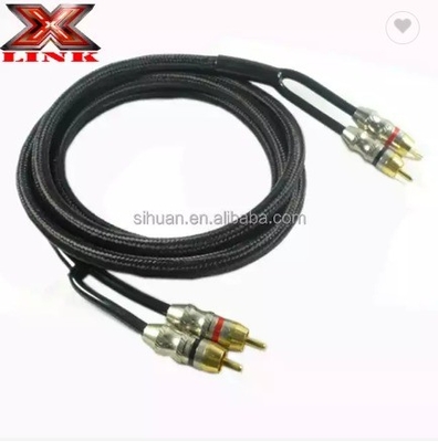 5m Złoty Złącze CCA Konduktor Audio masowym Kabel RCA do samochodu System domowy Integracja audio