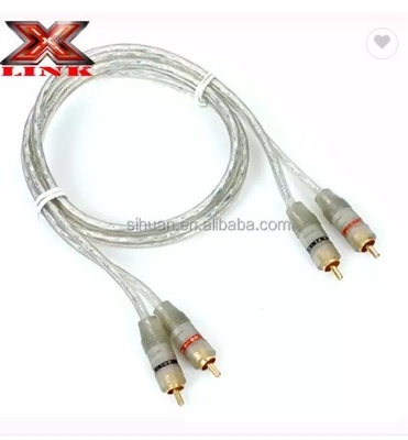 5m Złoty Złącze CCA Konduktor Audio masowym Kabel RCA do samochodu System domowy Integracja audio