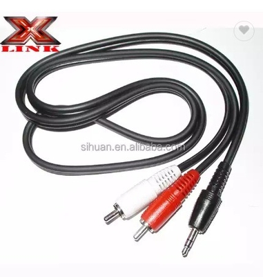Audiophile Twisted Pair OFC Car Audio Interconnect Kabel RCA 10m z miękką kurtką PVC