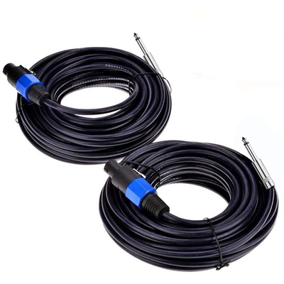 Twist Lock 2 Conductor Speaker Cable Professional 50FT Długość do zastosowań audio