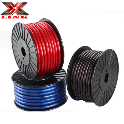 0 gauge OFC Auto Audio Power Wire dowolny kolor Miedź pokryta Aluminiowy materiał przewodnik