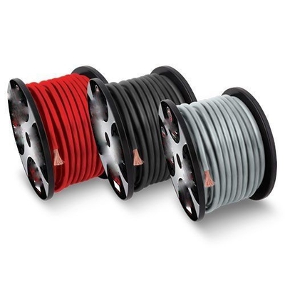 0 gauge OFC Auto Audio Power Wire dowolny kolor Miedź pokryta Aluminiowy materiał przewodnik