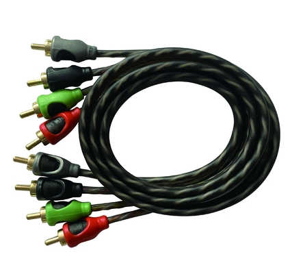 OFC 100% miedzianego przewodnika 2 kanałowy kabel dźwiękowy RCA do połączeń audio samochodowych i domowych