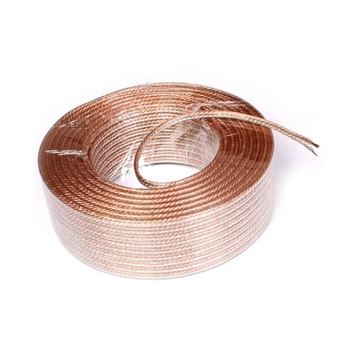 14 12 16AWG OFC Bare Copper High End Home Theater Audio Speaker Kabel z miękką kurtką PVC