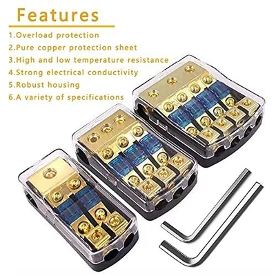 Kompaktowy 12V Mini ANL AFS Fuse Holder do samochodowego systemu dźwiękowego łodzi