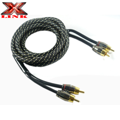 PVC Jacket Kabel RCA AV dla samochodu i domowego wzmacniacza dźwięku
