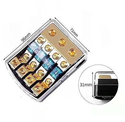 Kompaktowy 12V Mini ANL AFS Fuse Holder do samochodowego systemu dźwiękowego łodzi