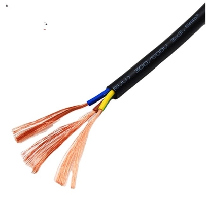 4 Przewodnik Przemysłowy kabel drutu RVV PVC pokryty miedzią do samochodu Inwerter RV słoneczny