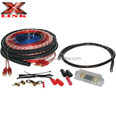 0 2 4 8 Gauge Sub Car Audio Amplifier Wiring Kit 1500 2500 3000 Watt z materiałami
