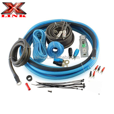 0 2 4 8 Gauge Sub Car Audio Amplifier Wiring Kit 1500 2500 3000 Watt z materiałami