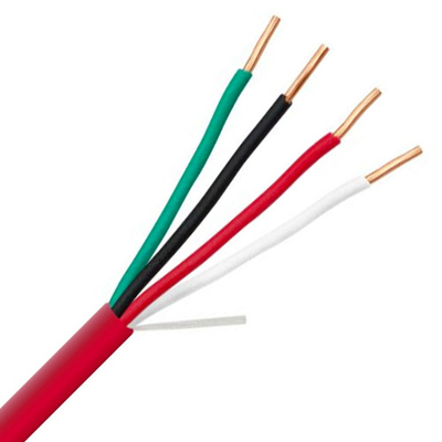 14 16 AWG 2/C 4/C Solidny, 100% miedziany ekranowany kabel sygnalizacji pożaru EWCS FPLP Plenum