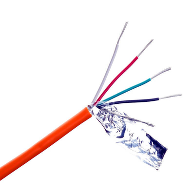 LSZH 8c Kabel alarmowy przeciwpożarowy z termoplastyczną obudową zewnętrzną i izolacją silikonową