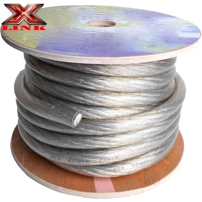 PVC Jacket OFC CCA 2/0awg 1/0awg 2awg 4awg Kabel zasilający wzmacniacz dźwięku samochodowego z izolacją PVC
