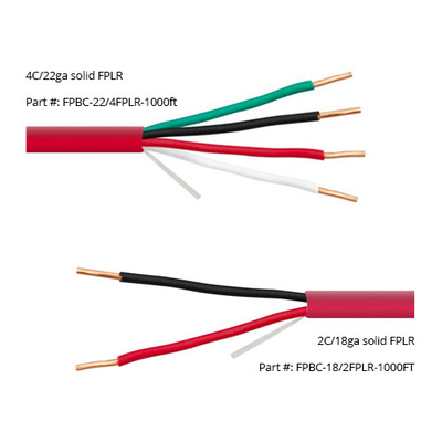 LSZH 8c Kabel alarmowy przeciwpożarowy z termoplastyczną obudową zewnętrzną i izolacją silikonową