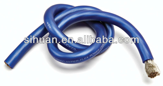 PVC Jacket OFC CCA 2/0awg 1/0awg 2awg 4awg Kabel zasilający wzmacniacz dźwięku samochodowego z izolacją PVC