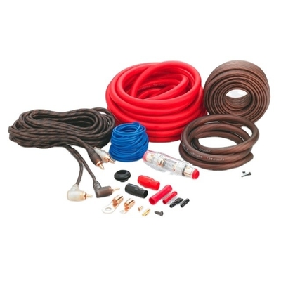 8 Ga Ofc CCA 100% Mężczyzna-Mężczyzna Głośnik samochodowy Audio Kabel Wzmacniacz Subwoofer Instaluj zestaw Konduktor Goły miedź Czarny/Błękitny/Czerwony