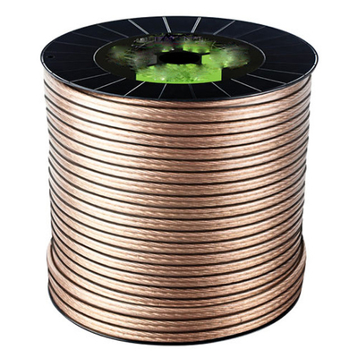 Multimedia 16 Gauge 2 Konduktor Standardowy głośnik Wire Roll z złotym kolorem złącza