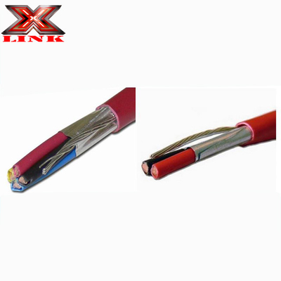 24AWG Stranded CCA Copper Shielded Security Cable dla alarmu pożarowego w budownictwie