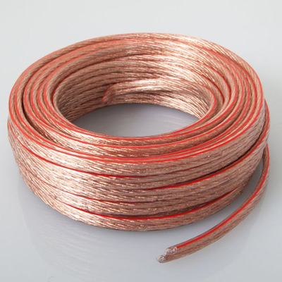 Multimedia 16 Gauge 2 Konduktor Standardowy głośnik Wire Roll z złotym kolorem złącza