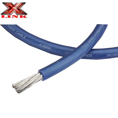 Miedź 0 4 gauge Kabel elektryczny samochodowy OFC Czerwony Niebieski Zielony Fioletowy Żółty Różowy Pomarańczowy