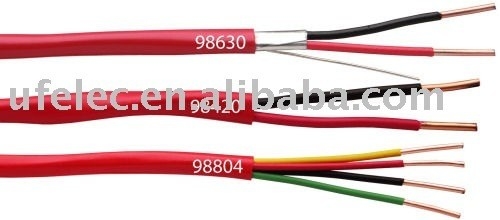 Kabel alarmowy przeciwpożarowy z certyfikatem CE 2c 4c 6c 1,5 mm2 2,5 mm2 0,80 mm goły drut miedziany