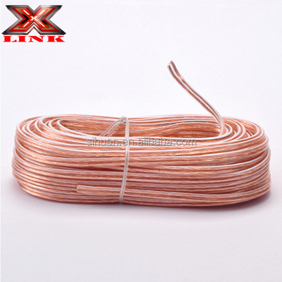 Brak łącznika Typ grubości głośnika Kabel 22 24 18 16 gauge AWG Przejrzysty głośnik