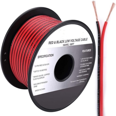 Flexible Wire Ext 2pin 2 Color Red Black Cable for LED Strips Extension Electrical Wire (Flexible Wire Ext 2pin 2 Color Red Black Cable for LED Strips Extension Electrical Wire) - przewód elektryczny