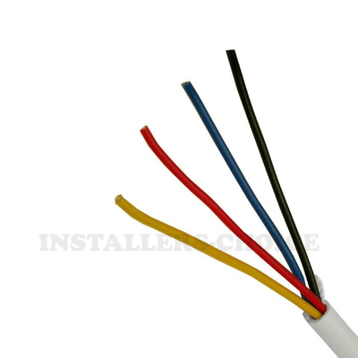 Wytrzymały PVC Wyizolowany System Alarmu Pożarowego Przewodnika Miedzianego Czerwony Żakiet 2 Rdzeń Kabel Alarmowy