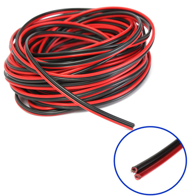 Profesjonalny stopień 16 gauge CCA OFC Speaker Wire z PVC Jacket w czerwonym i czarnym