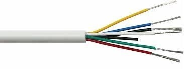 Bezprzewodowy przewodnik miedziany 2c 4c 8c 12c 20c Kabel alarmowy z izolacją PVC