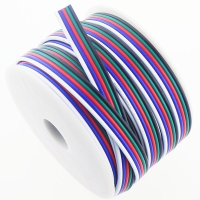 Elastyczny przewód przedłużeniowy do wstążki LED 1618 gauge PVC Jacket RGBW RGB 3pin 4pin