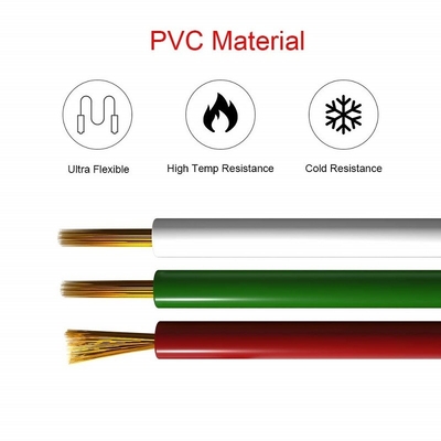 Elastyczny przewód przedłużeniowy do wstążki LED 1618 gauge PVC Jacket RGBW RGB 3pin 4pin