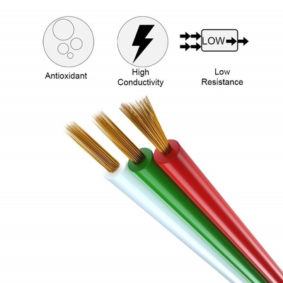 Elastyczny przewód przedłużeniowy do wstążki LED 1618 gauge PVC Jacket RGBW RGB 3pin 4pin