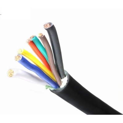 Przewodnik miedziany 12V 36V Max 14 Gauge 7 Way Extension RV Trailer Wire Cable