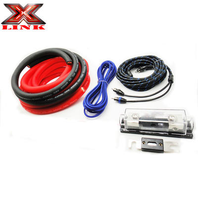 Aluminiowy przewodnik stalowy 4 gauge OFC High Current Amp/subwoofer Wiring Kit
