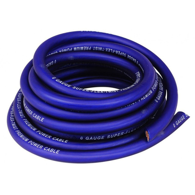 SAE J1128 Standard 8AWG Przejrzysty Czerwony Kabel Zasilania Audio samochodowego z certyfikatem ISO9001