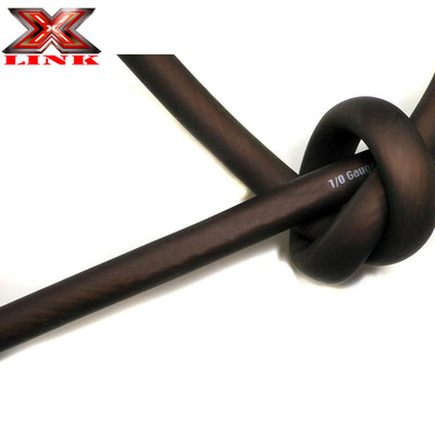 1/0 Gauge 0 AWG Czerwony kabel zasilający do naziemnego przewodnika miedzianego dla zaawansowanych systemów audio samochodowych