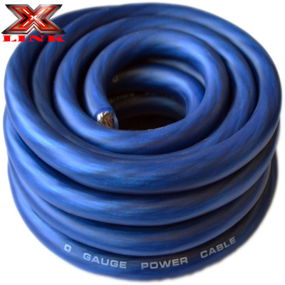 1/0 Gauge 0 AWG Czerwony kabel zasilający do naziemnego przewodnika miedzianego dla zaawansowanych systemów audio samochodowych