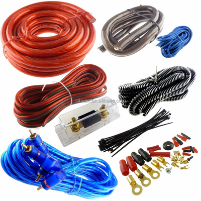Kable RCA z miedzi OFC w 100% prawdziwej kalibracji do dźwięku samochodowego niskiego napięcia