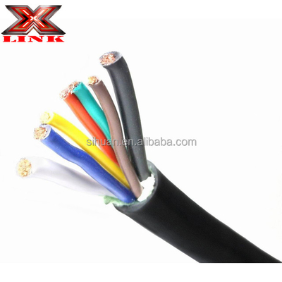 Czysta miedź 7-przewodowy kabel przyczepy 14 gauge 7 przewodnik przedłużeniowy kabel do przyczepy RV