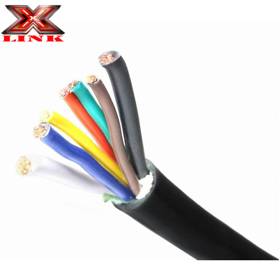 Czysta miedź 7-przewodowy kabel przyczepy 14 gauge 7 przewodnik przedłużeniowy kabel do przyczepy RV