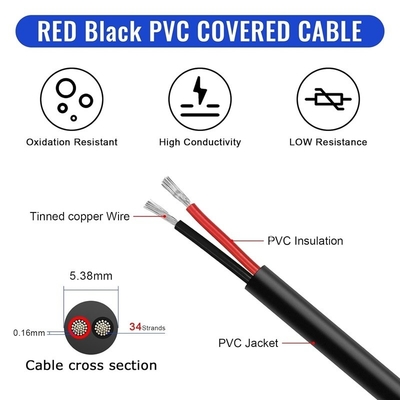 18AWG 2 Przewodnik 20AWG 3 Przewodnik Drut elektryczny Węzeł PVC Węzeł miedziany