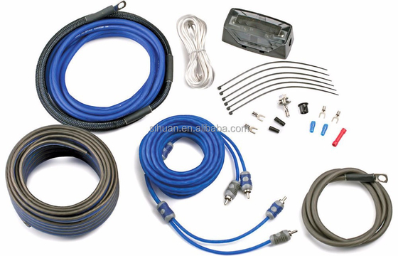 Słownik CCA/OFC Drut miedziany 4/8 gauge Car Amp Wiring Kit dla ulepszonej transmisji sygnału