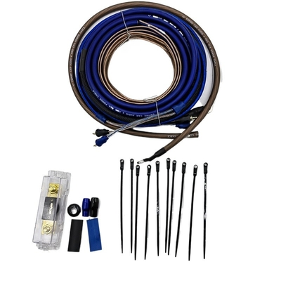Słownik CCA/OFC Drut miedziany 4/8 gauge Car Amp Wiring Kit dla ulepszonej transmisji sygnału