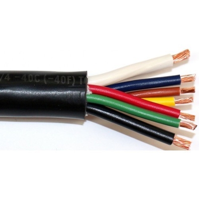 Kabel łącza światła przyczepy z płaszczem z PVC i miedzianym przewodnikiem