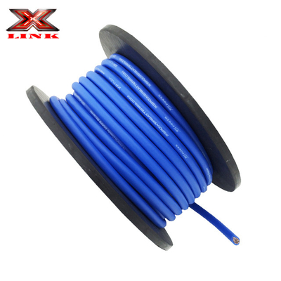 Kabel zasilający dla przemysłu audio samochodowego 1/0 2 4 8 AWG Gauge PVC Jacket Super elastyczny materiał