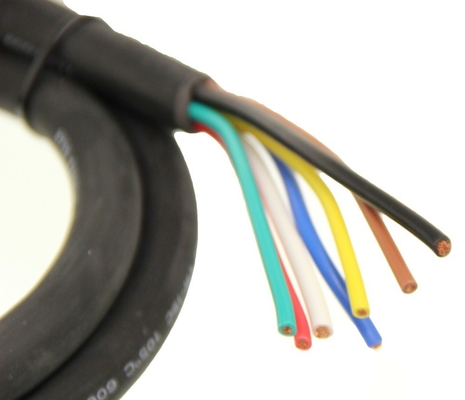Pvc 7x14 gauge Awg 100 miedzianego kablu przyczepowego